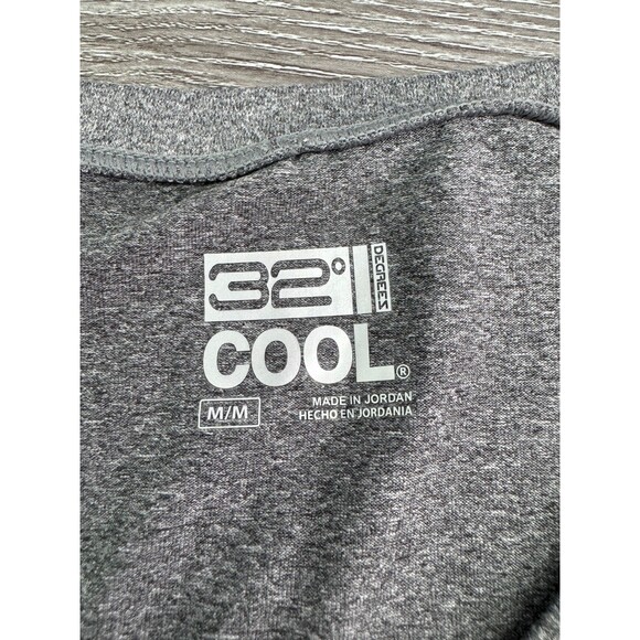 32 Degrees Cool Men's Polo T Shirt Lot of 3 Size Medium Green Gray - Picture 4 of 11